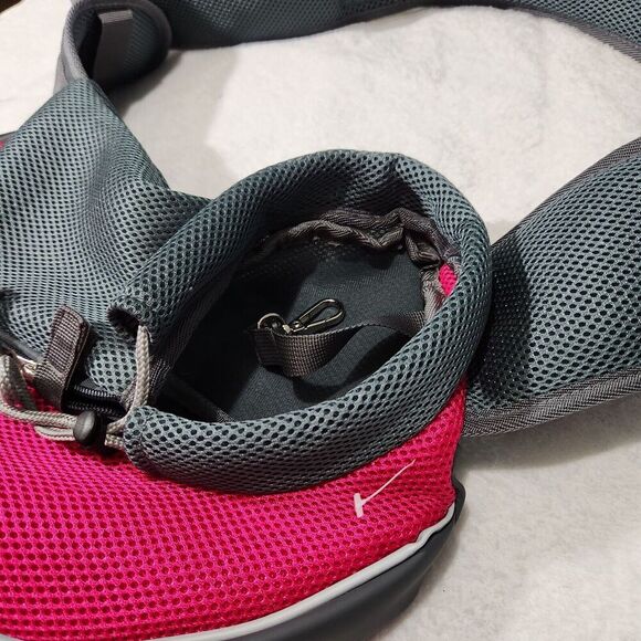 Yudodo Pet Carrier Bag Dog Cat Travel Bag Padded Strap Small Color Pink And Gray - Picture 4 of 13